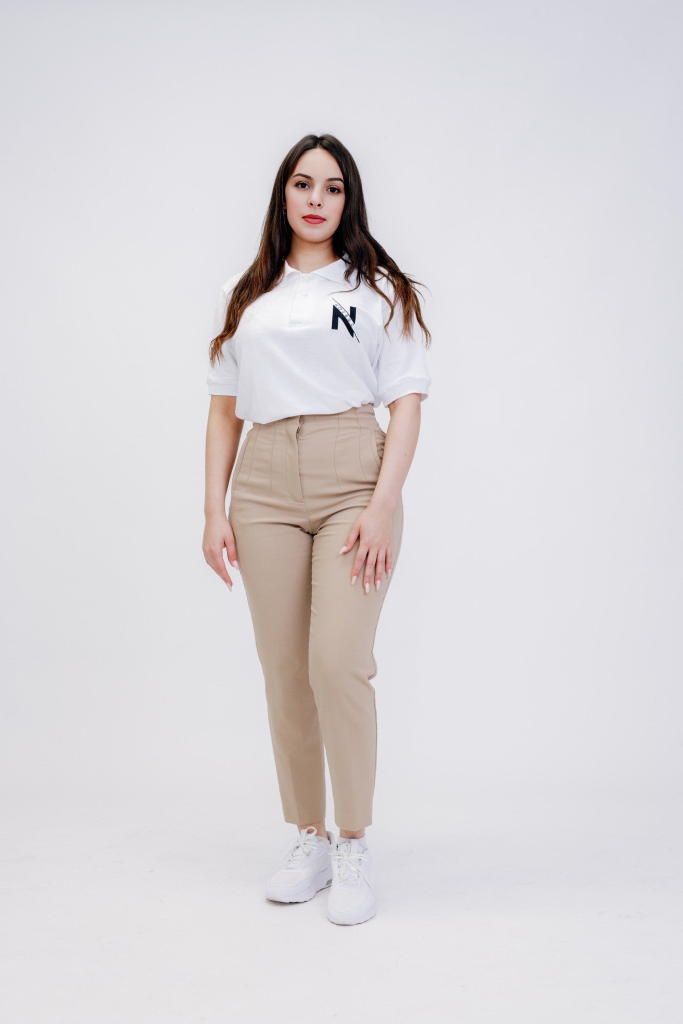 POLO BLANC - FEMME - NOREEZ