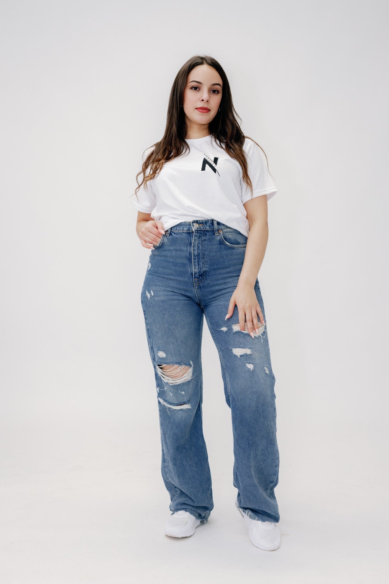 T-SHIRT BLANC - FEMME - NOREEZ