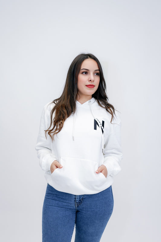 SWEAT BLANC FEMME  - NOREEZ